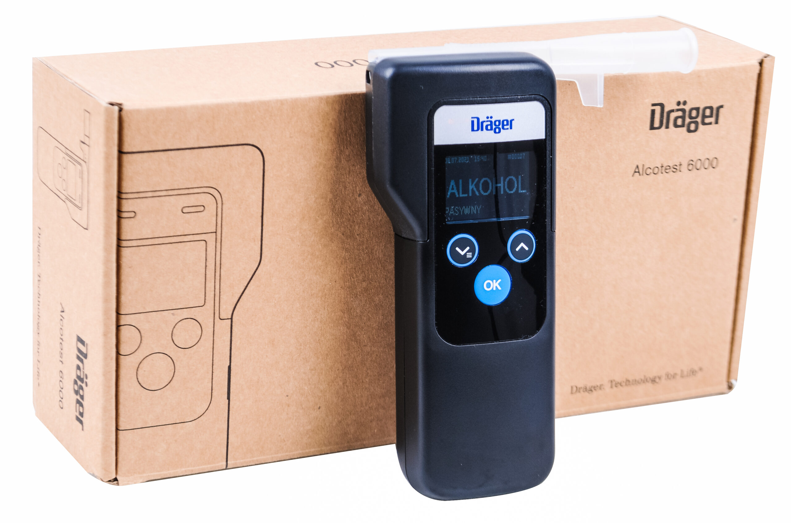 Alkomat marki Dräger Alcotest® 6000 z modułem Bluetooth – zdjęcie 4