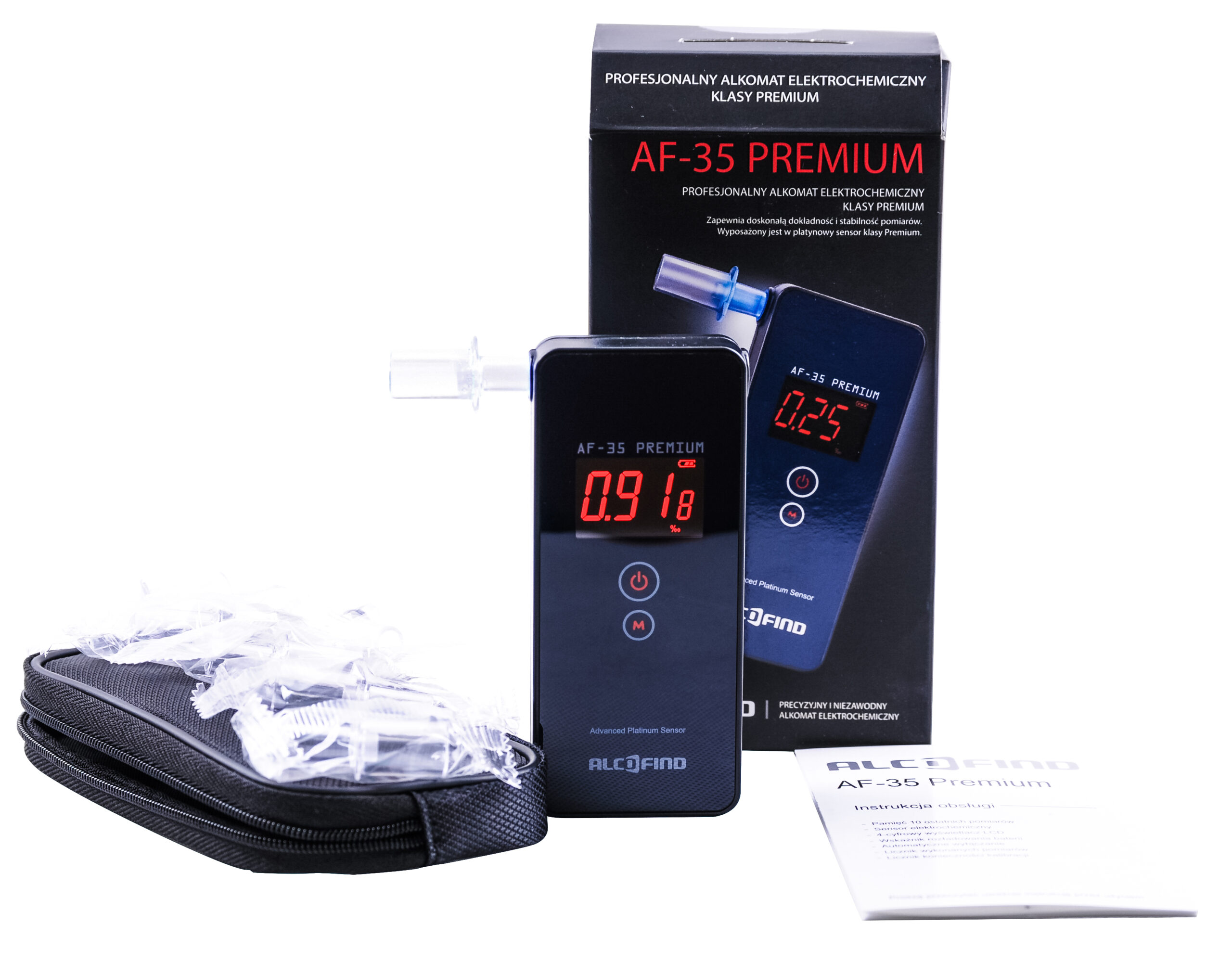 Alkomat marki AlcoFind AF-35 Premium z Dożywotnią Gwarancją oraz adiustacją w pakiecie - obrazek 7